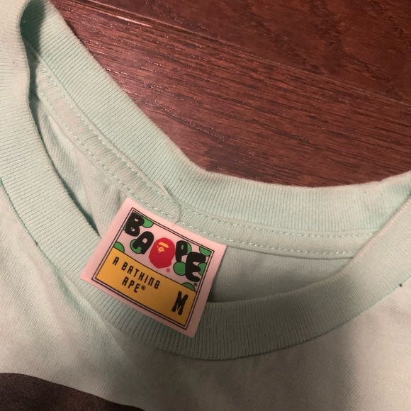 A Bathing Ape Short Sleeve Ape Head Tee - Picture 3 of 4